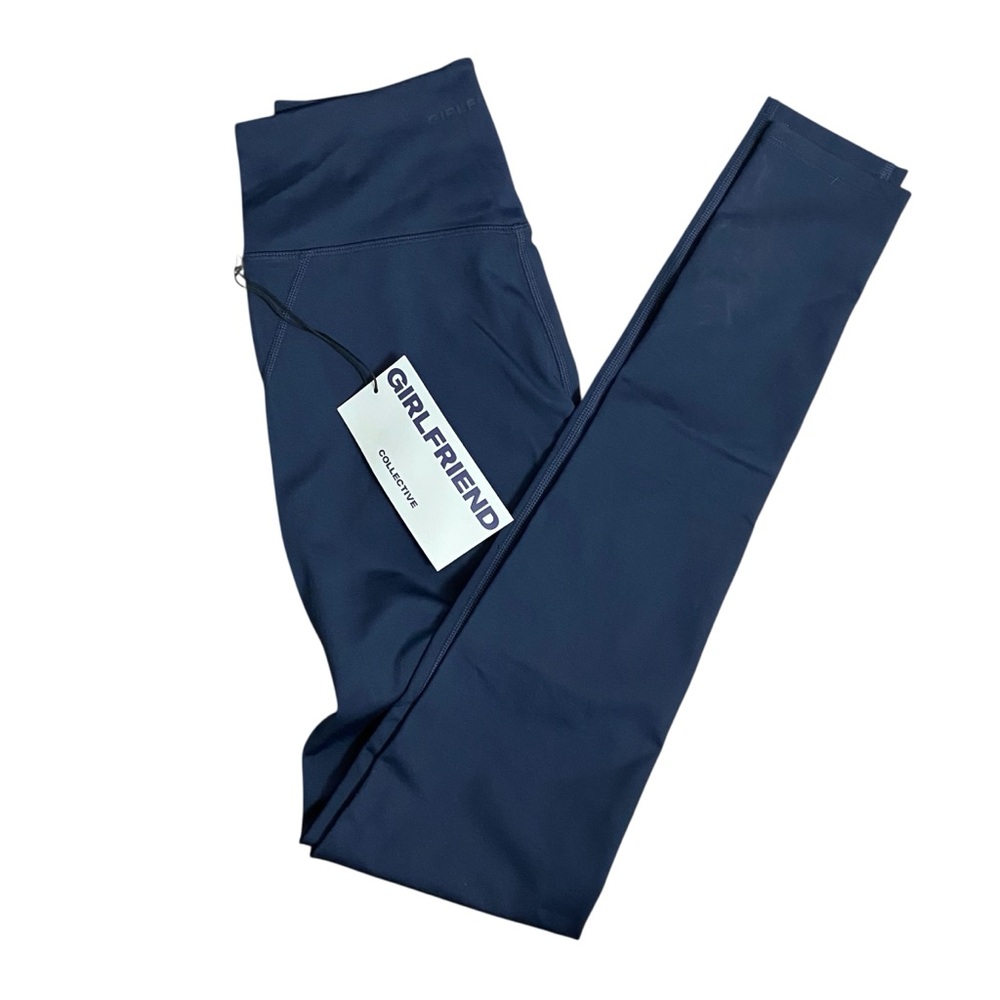 Girlfriend Collective Compressive High Waisted Legging - Midnight Blue - Picture 1 of 6